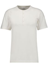Henleyshirt Ragman, Herren, Gr. XL, beige (ecru, 008), Jersey, 100% Baumwolle, regular fit, Rundhals, Shirts Henleyshirt
