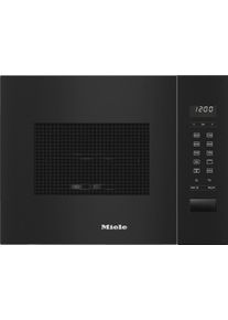 MIELE Einbau-Mikrowelle "M 2224 SC", schwarz (obsidianschwarz), B:49,5cm H:37,2cm T:31cm, Mikrowellen, Speisen bleiben genussfertig &ndash; Warmhalteautomatik, Einbau-Mikrowelle