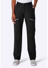 Trainingshose WITT "Funktions-Hose Funktionshose in elastischer Qualit&auml;t", Damen, Gr. 40, Normalgr&ouml;&szlig;en, schwarz, Basic, Hosen Trainingshose