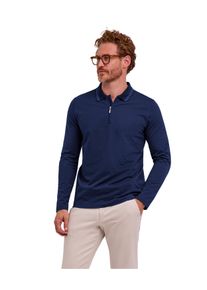 Poloshirt Falke "Falke Polo Shirt", Herren, Gr. L, blau (space blau (6116)), Shirts Poloshirt