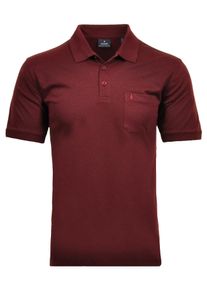 Poloshirt Ragman, Herren, Gr. XL, rot, Piqu&eacute;, 61% Baumwolle, 39% Polyester, regular fit, ohne Ausschnitt, Shirts Poloshirt
