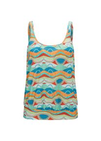 Tankini WITT "Oversized-Tankini-Top Tankini-Oberteil mit Ethno-Druck", Damen, Gr. 40, Cup C, bunt (topas, papaya, bedruckt), Modisch, Bikini-Sets Tankini