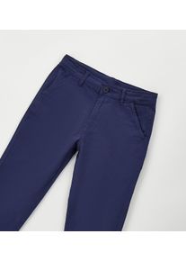 Outdoorhose sarabanda "BOY TROUSERS", Jungen, Gr. 140, EURO-Gr&ouml;&szlig;en, blau (navy), 98% Baumwolle, 2% Elastan, Hosen Outdoorhose