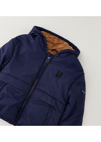 Outdoorjacke sarabanda "BABY BOY JACKET", Jungen, Gr. 98, blau (navy), 100% Polyamid, Jacken Outdoorjacke