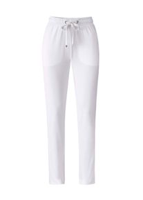 Schlupfhose Heine "Jogg Pants Jogg Pants mit Kontrast-Kordel", Damen, Gr. 5, Normalgr&ouml;&szlig;en, wei&szlig;, JerseySweatware, , Modisch, comfort fit, Hosen Schlupfhose