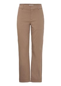 Stoffhose B.Young "BYDIXI STRAIGHT PANTS -", Damen, Gr. 36, Normalgr&ouml;&szlig;en, braun (walnut), Hosen Stoffhose