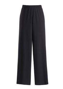 Schlupfhose SIEH AN "Freizeithose Freizeithose weit geschnitten", Damen, Gr. 48, Normalgr&ouml;&szlig;en, schwarz, Jersey, , Basic, weit, Hosen Schlupfhose