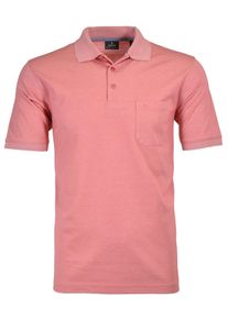 Poloshirt Ragman, Herren, Gr. M, orange (koralle, 661), Piqu&eacute;, 61% Baumwolle, 39% Polyester, regular fit, ohne Ausschnitt, Shirts Poloshirt