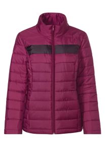 Steppjacke SIEH AN "Steppjacke Steppjacke f&uuml;r kalte Wintertage geeignet", Damen, Gr. 38, malve, aubergine, Web, Stoff, , Sportlich, Jacken Steppjacke
