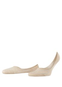 F&uuml;&szlig;linge Falke "Step Medium Cut", Herren, Gr. 43-44, Sockengr&ouml;&szlig;e, beige (sand meliert (4650)), Obermaterial: 92% Baumwolle CO. 5% Polyamid PA. 3% Elasthan EL., glatt, Socken F&uuml;&szlig;linge