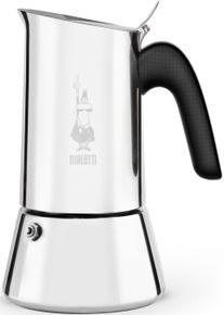 Espressokocher Bialetti "Venus", schwarz (edelstahlfarben, schwarz), 0,46 l, 10, Kaffeemaschinen, Espressokocher, Edelstahl, 10 Tassen