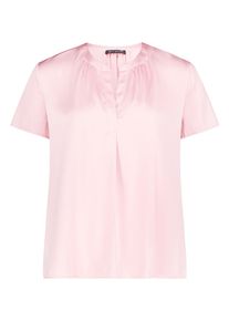 Satinbluse Betty Barclay "Satin-Bluse kurzarm", Damen, Gr. 48, rosa (pink dolphin), Obermaterial: 97% Polyester PES. 3% Elasthan EL., Blusen Satinbluse