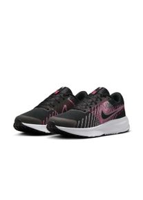 Laufschuh Nike "Run Defy", Damen, Gr. 41, schwarz (schwarz, elemental pink, hyper pink), Textil, Schuhe Laufschuh