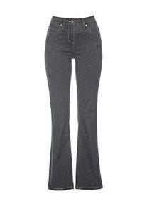 5-Pocket-Jeans WITT "Jeans Bootcut-Jeans im 5-Pocket-Stil", Damen, Gr. 5, Normalgr&ouml;&szlig;en, grau (stone, grau, denim), Web, Stoff, , Modisch, schmal, Jeans 5-Pocket-Jeans
