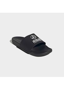 Badesandale adidas Performance "ADILETTE COMFORT MER BADESCHLAPPEN", Gr. 47, schwarz-wei&szlig; (core schwarz, core schwarz, ftwr wei&szlig;), Synthetik, Schuhe Badesandale, Mercedes AMG Motorsport