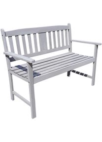 Gartenbank Garden Pleasure "Stirling", grau, B:110cm H:86cm T:56,5cm, Holz, Sitzb&auml;nke, Gartenbank