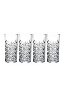 Longdrinkglas M&Auml;SER "Timeless", transparent, 4 Stk., Trinkgef&auml;&szlig;e, Longdrinkglas