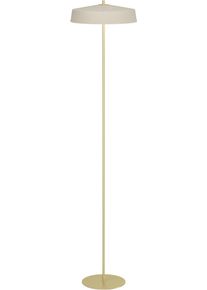 EGLO LED Stehlampe "VALDIOLA", gold (sandfarben), 1, &Oslash; 36cm H: 160cm, 1 Stk., Leuchten, Stehlampe, Lampe sandfarben, messing-geb&uuml;rstet H:160 &Oslash; 36 cm, LED Stehlampe