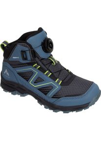 Wanderstiefel McKINLEY "KI.-WANDER-STIEFEL TAHSIS MID AQX J", Kinder, Gr. 38, blau (blau smoke, anthracit), Synthetik, Schuhe Wanderstiefel, sch&uuml;tzt vor N&auml;sse