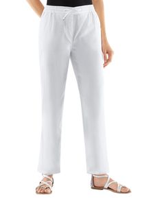 Schlupfhose WITT "Hose Palazzohose aus Jeans-Stoff", Damen, Gr. 25, Kurzgr&ouml;&szlig;en, wei&szlig;, Denim/Jeans;Twill, , Basic, weit, Hosen Schlupfhose