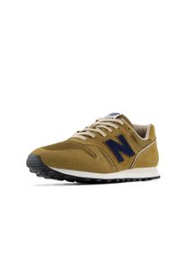 Sneaker New Balance "373", Herren, Gr. 43, beige (bark, linen), Leder, Textil, Schuhe Sneaker