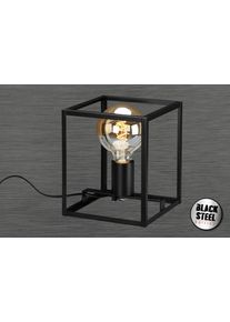BRILONER LEUCHTEN LED Tischleuchte "BOX", schwarz (wei&szlig;, neutral), Leuchten, LED Tischleuchte