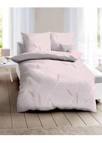Bettw&auml;sche KAEPPEL "Organic", rosa (ros&eacute;), B/L: 135cm x 200cm, 1 Stk., 1 Stk., Mako-Satin, B/L: 80cm x 80cm, 2, Mako-Satin, Obermaterial: 100% Baumwolle, Bettw&auml;sche, Bettw&auml;sche