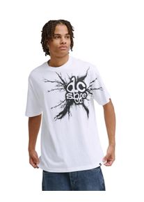 T-Shirt DC Shoes "Strike Twice", Herren, Gr. M, wei&szlig;, Obermaterial: 75% Baumwolle, 25% Baumwolle., Shirts T-Shirt