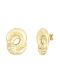 Adelia&acute;s Paar Ohrh&auml;nger ADELIA&acute;S "Ohrringe Ohrstecker in Spiralform aus 304S-Stahl", gold (goldfarben), Ohrringe, Damen, Einheitsgr&ouml;&szlig;e, Edelstahl, Paar Ohrh&auml;nger, Die spiralf&ouml;rmige Kreisform mit offenem Zentrum verleiht diesem Modeschmuck eine modische Note