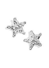 Adelia&acute;s Paar Ohrh&auml;nger ADELIA&acute;S "Stern - Ohrringe Ohrstecker aus Edelstahl", gold (silberfarben), Ohrringe, Damen, Einheitsgr&ouml;&szlig;e, Edelstahl, Paar Ohrh&auml;nger, Die unregelm&auml;&szlig;ig eingedellte Sternform verleiht diesem Modeschmuck eine stylische Note