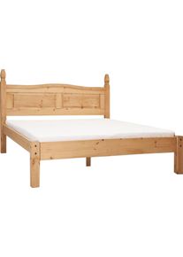 Bettgestell M&Ouml;BILIA, gelb (honig, honig, honig), B:192cm H:110cm L:216cm, 100% Kiefer Massivholz, Betten, Bettgestell, mit sichtbarer Maserung