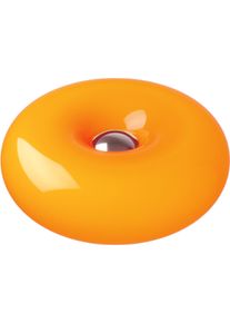 Eglo LED Tischleuchte "BASILE", orange, 1, &Oslash; 30cm H: 10,8cm, 1 Stk., Leuchten, flache Retro Tischlampe, bunte Vintage Wandlampe, LED Tischleuchte
