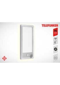 LED Au&szlig;en-Wandleuchte Telefunken "NIZZA", silber (wei&szlig;, neutral), Leuchten, LED Au&szlig;en-Wandleuchte