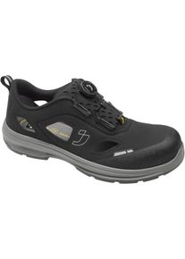 Sicherheitsschuh SAFETY JOGGER WORKS "Flux S1PS Sandale TLS" Gr. 46, schwarz, 46, Schuhe, Sicherheitsschuh
