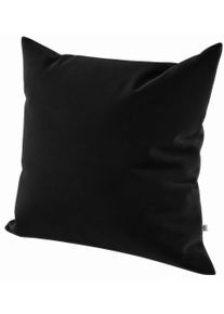 Kissenbezug WOLKENFELD "Mikrofaser Kissenbezug - Allergiker Kopfkissenbezug - unfassbar weich", schwarz, B:80cm L:80cm, Microfaser, Obermaterial: 100% Polyester, Kissenbez&uuml;ge, Kissenbezug, Gr&ouml;&szlig;e 80x80, 40x80 und 70x90 cm; versteckter Rei&szlig;verschluss