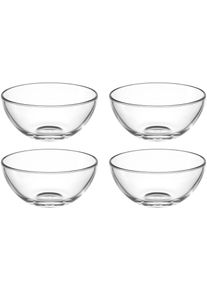 Schale Leonardo "CUCINA, 4er-Set", transparent, H:6,5cm &Oslash;:14cm, Glas, Sch&uuml;sseln, Schale, Sp&uuml;lmaschinengeeignet