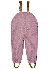Regenhose Sterntaler "Matschhose gef&uuml;ttert Blume", Kinder, Gr. 92, EURO, rosa (samtrosa), Hosen Regenhose