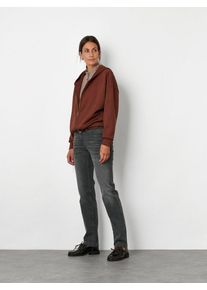 Skinny-fit-Jeans Toni "Perfect Shape", Damen, Gr. 40K, Kurzgr&ouml;&szlig;en, grau (grau 864), Denim/Jeans, , Casual, skinny fit normal, Jeans Skinny-fit-Jeans, in Regular-Fit