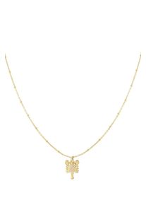 Adelia&acute;s Kette mit Anh&auml;nger ADELIA&acute;S "Halskette mit Skorpion-Anh&auml;nger und Strass 39 cm + 5 cm" Gr. 39, gold (goldfarben), Halsketten, Damen, 39cm, Edelstahl, Kette mit Anh&auml;nger, Modischer Modeschmuck mit dem zentralen Skorpion-Anh&auml;nger mit Strass