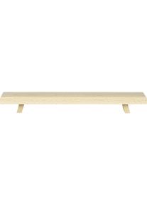 Dekoobjekt SAICO ORIGINAL "Lichterbogenerh&ouml;hung verschiedene Gr&ouml;&szlig;en", beige (natur), B:45cm H:11cm T:7,5cm, Holz teilmassiv, Dekofiguren, Dekoobjekt