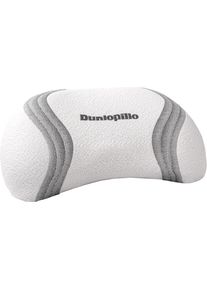 Nackenkissen Dunlopillo "Anti-Aging, NEUHEIT, Nackenst&uuml;tzkissen mit zwei Kernkomponenten", wei&szlig;, B:38cm H:9cm L:53cm, Bezug: 65% Polyester, 32% Lyocell (TENCEL&trade;), 3% Elasthan. F&uuml;llung: 100% Polyurethan, Funktionskissen, Nackenkissen, in Gr&ouml;&szlig;e 38 x 53 x 9 cm, f&uuml;r variable H&ouml;henanpassung 7 oder 9 cm