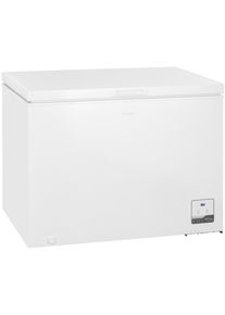 EXQUISIT Gefriertruhe "GT300-050C", Energieeffizienz: C, silber (wei&szlig;), B/H/T: 105,5cm x 83,5cm x 73,5cm, Gefriertruhen, 2-in-1 Gefrier-/K&uuml;hltruhe mit LED mit ergonomischer Griffmulde, Gefriertruhe
