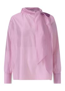 Klassische Bluse Heine "Bluse Schluppenbluse", Damen, Gr. 42, ros&eacute;, Web, Stoff, , Elegant, Rundhals, Blusen Klassische Bluse
