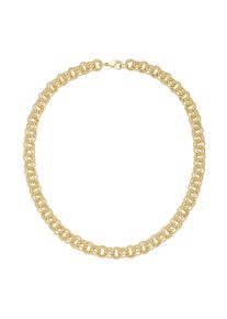 Gliederkette Firetti "Schmuck Geschenk Tombak Halsschmuck Halskette Zwillingsankerkette" Gr. 50, gold (gelbgoldfarben), Halsketten, Damen, 50, Tombak, L: 50 B: 8,7mm, Gliederkette, Made in Germany, B:8,7mm