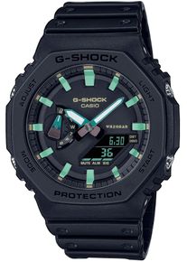 Chronograph Casio G-SHOCK, schwarz (schwarz, mint, schwarz, gr&uuml;n), Armbanduhren, Damen, schwarz, Chronograph, Quarzuhr, Armbanduhr,Herrenuhr,digital,bis 20bar wasserd.Resinarmband