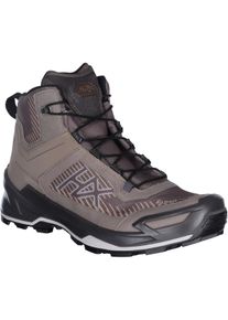 Wanderschuh HAIX "Black Black Eagle Evo Adventure GTX mid", Herren, Gr. 11,5, braun (khaki, schwarz), Schuhe Wanderschuh
