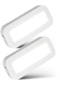 Briloner Leuchten LED Unterbauleuchte "SIGO", wei&szlig;, 2, H: 2cm, 2 Stk., Leuchten, 15x6,5x2 cm, 2er-Set, K&uuml;che, Schrank, Treppe, K&uuml;chenlampe, LED Unterbauleuchte