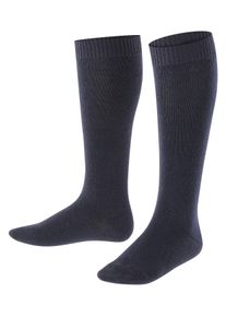 Kniestr&uuml;mpfe Falke "Comfort Wool", M&auml;dchen, Gr. 27-30, Sockengr&ouml;&szlig;e, schwarz (schwarzmarine (6170)), Socken Kniestr&uuml;mpfe