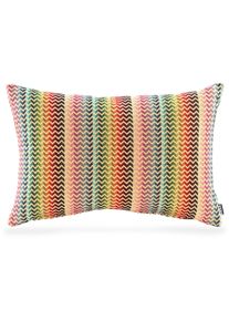 HOCK Dekokissen H.O.C.K. "Kerem", bunt (bunt, gemustert), B:30cm L:50cm, Baumwolle, Polyester, Dekokissen_Sitzkissen_Kissenh&uuml;llen, Dekokissen, mit Zackenmuster, Kissenh&uuml;lle mit F&uuml;llung, 1 St&uuml;ck