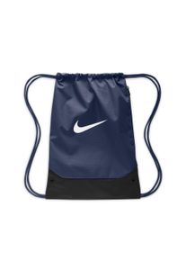 Sporttasche Nike "NK BRSLA DRAWSTRNG - X", Damen, blau (midnight navy, schwarz, wei&szlig;), Obermaterial: 100% Polyester, Taschen Sporttasche, f&uuml;r Fitness und sportliche Aktivit&auml;ten, aus Polyester, pflegeleicht